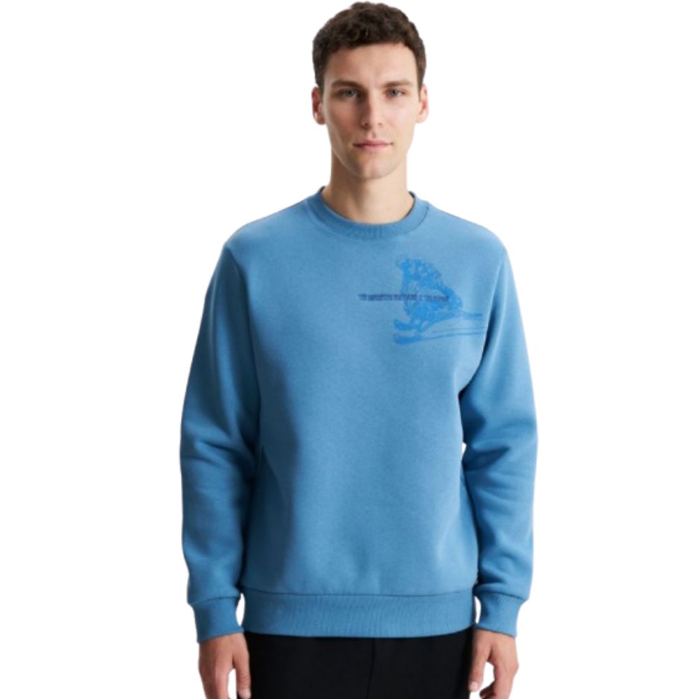 ARMA BLUE MEN DESIGNED SWEATSHIRT